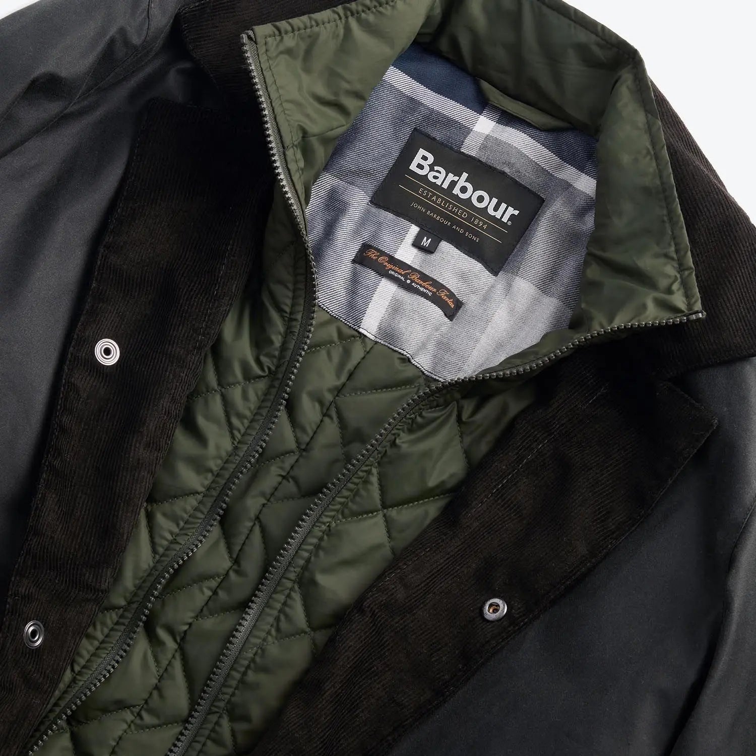 VESTE WAX CRASTER - SAGE BARBOUR - Klubb
