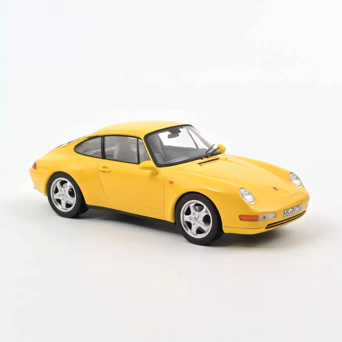 PORSCHE 911 CARRERA 1994 JAUNE - 1/18 NOREV -  Klubb