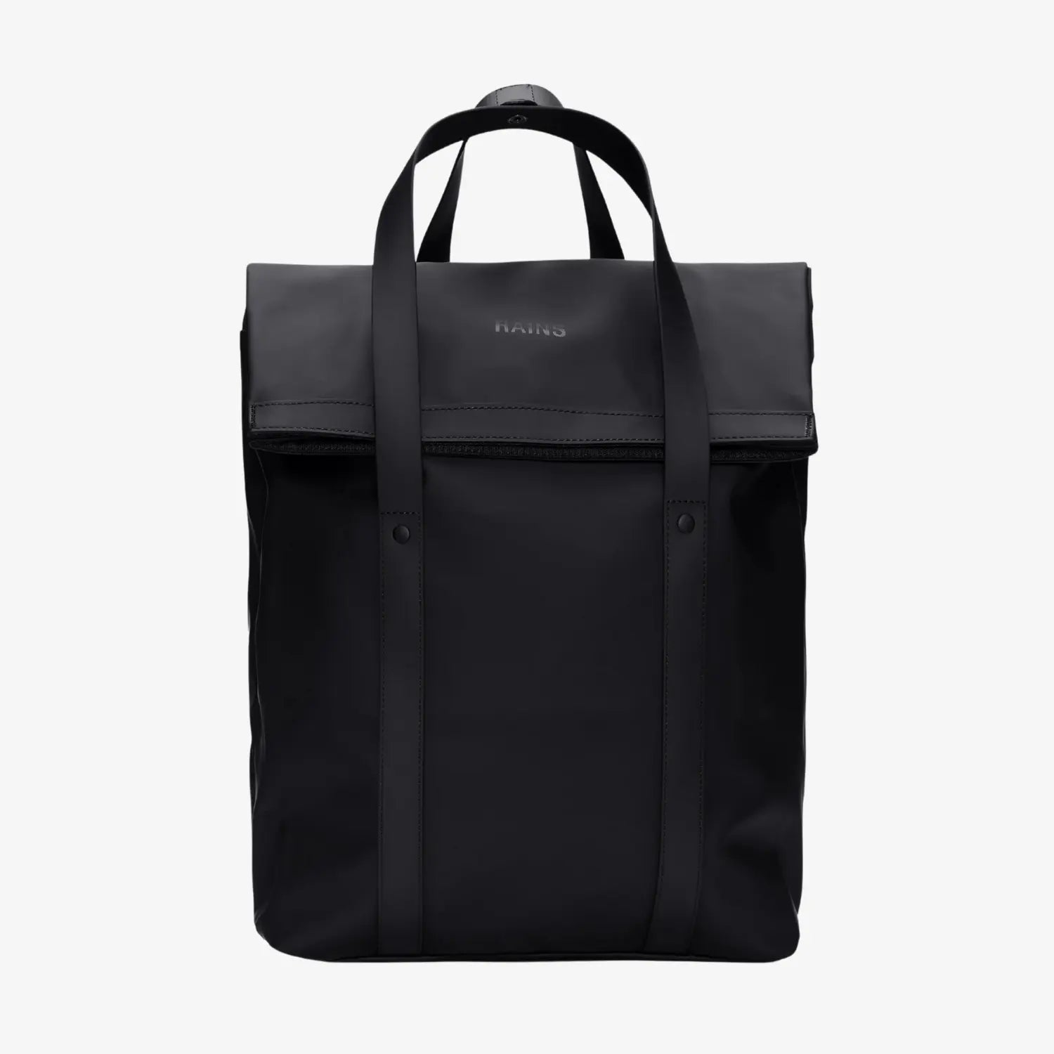RAINS -  2 WAY TOTE BACKPACK - BLACK -  Klubb