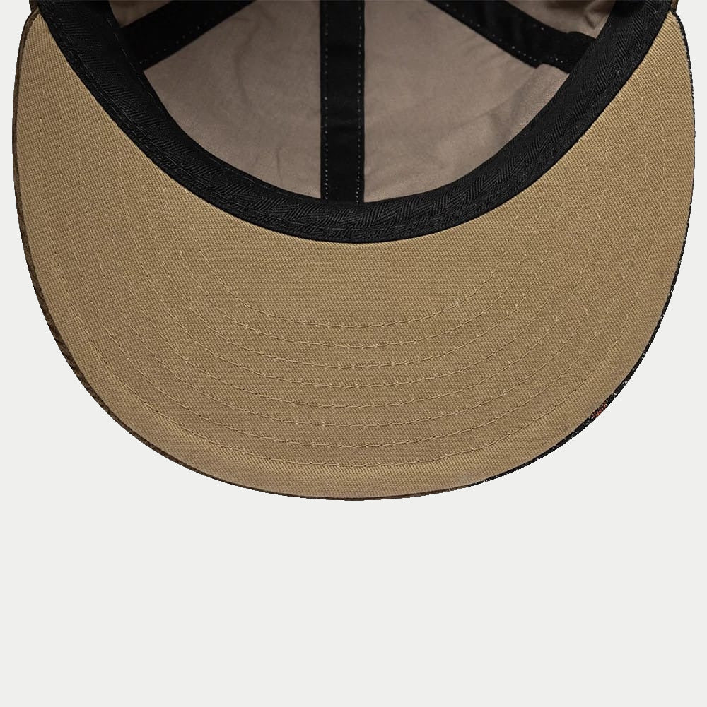 Casquette 9Fifty Retro Crown New York Yankees Patchwork marron New Era - intérieur de la couronne et sous-visière marron clair