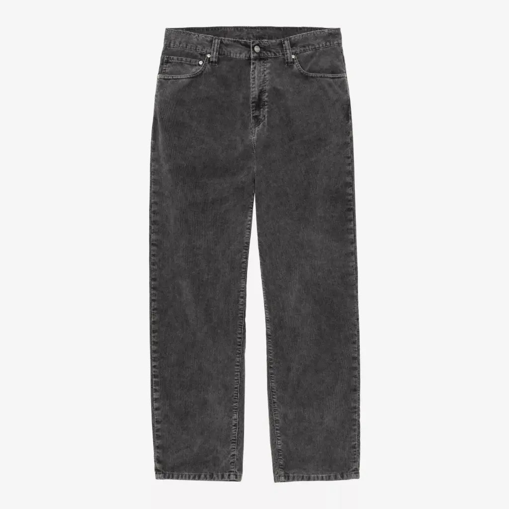 CARHARTT WIP -  AARON PANT - BLACK DUSKY LIGHT WASH -  Klubb