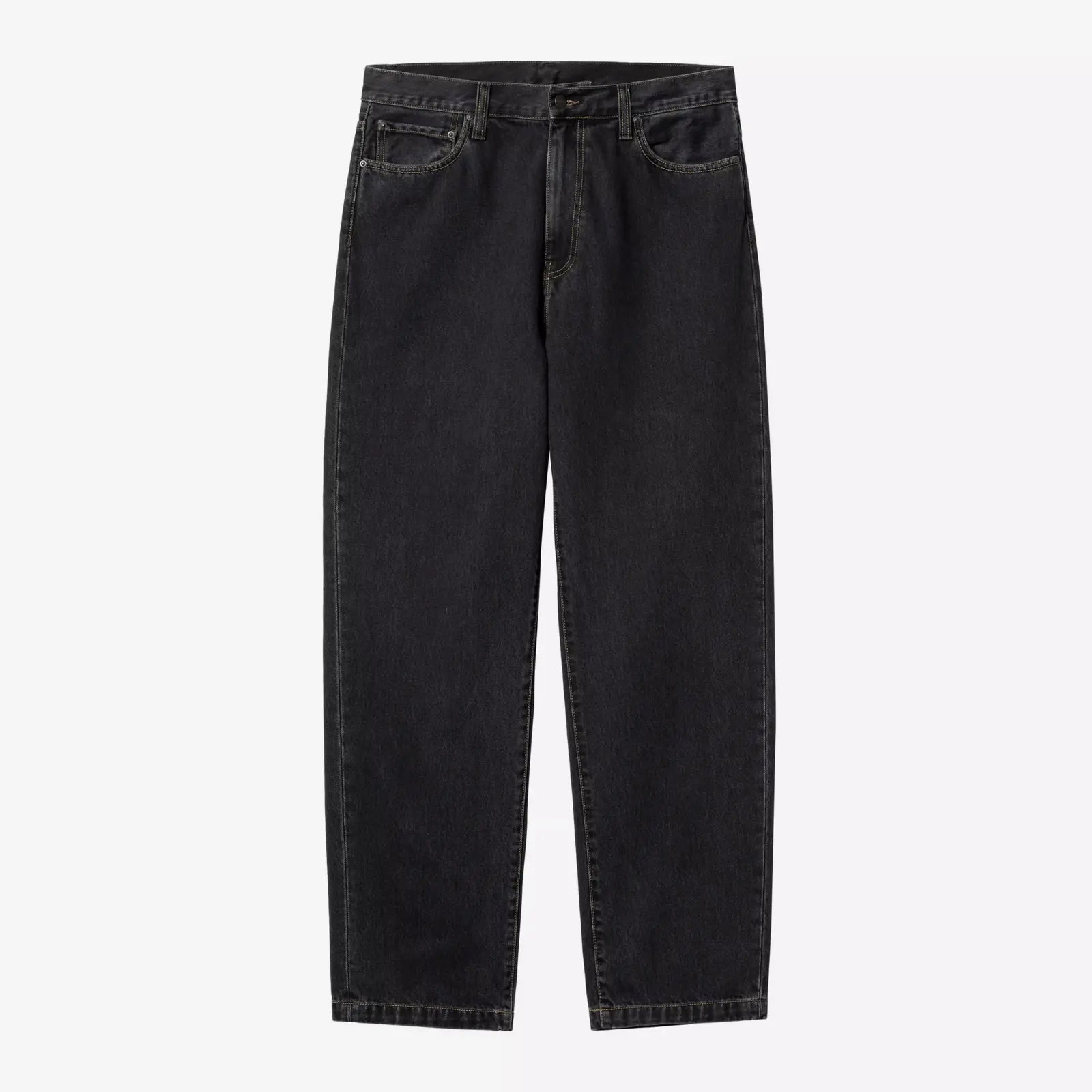 Aaron Pant Black Stone Washed Carhartt WIP - vue 1