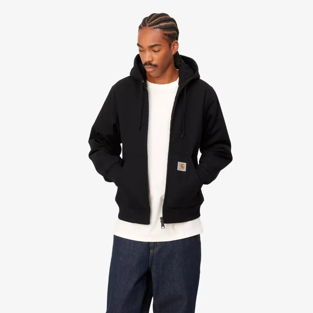 CARHARTT WIP -  ACTIVE JACKET - BLACK RIGID -  Klubb