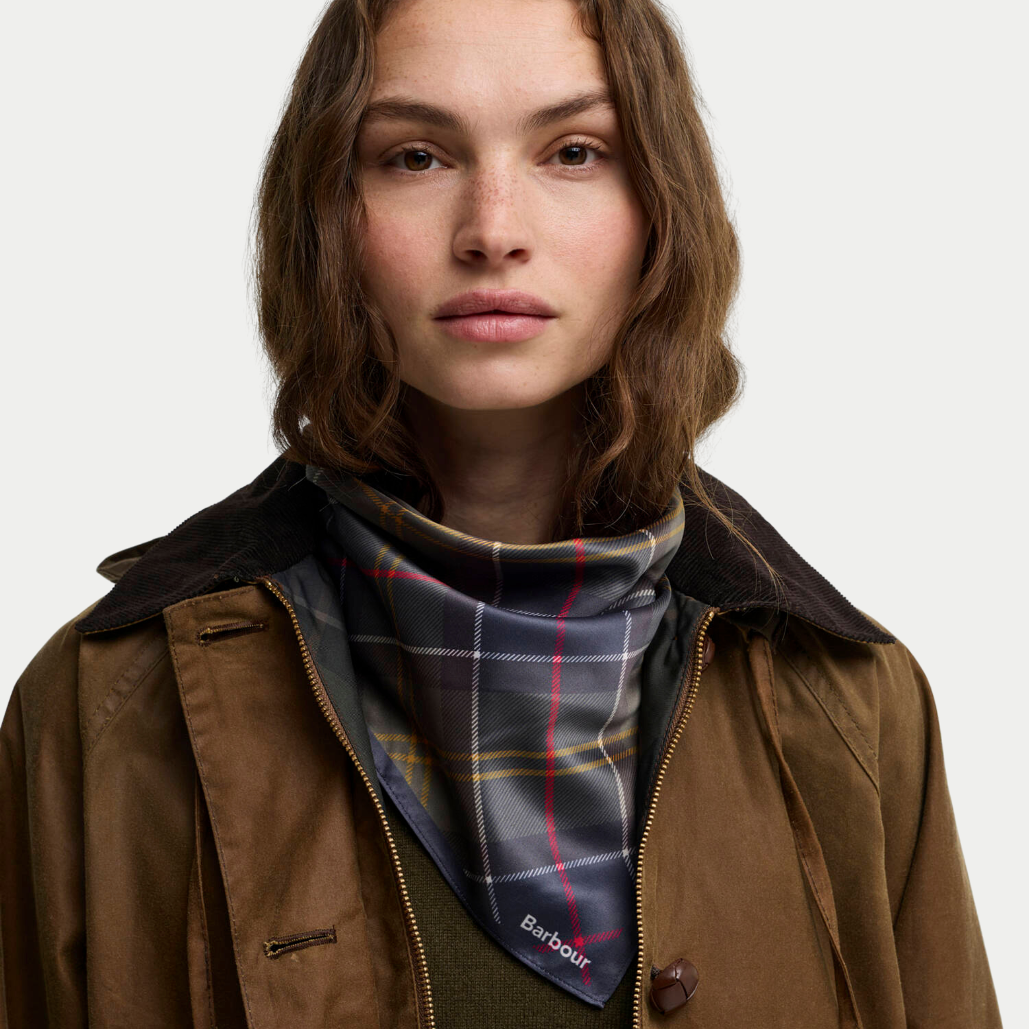 Foulard Kinsale - Tartan Olive