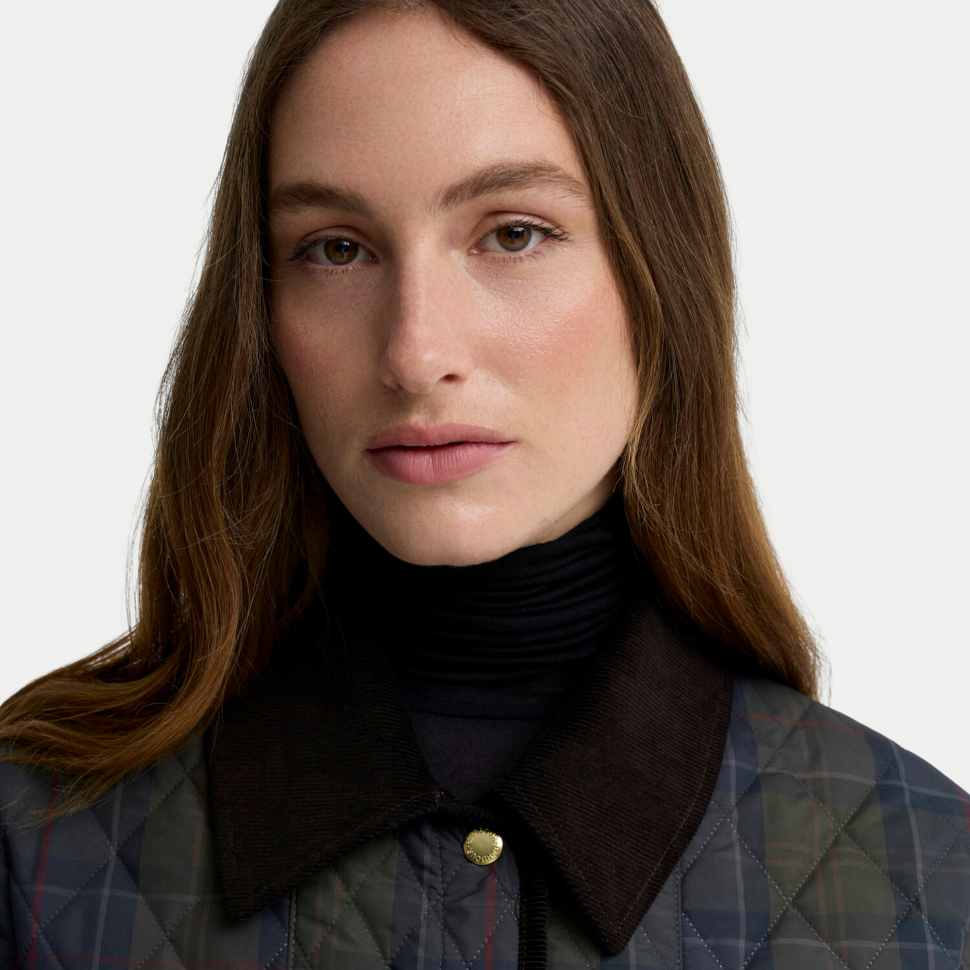 Veste Matelassée Ainsdale - Tartan Olive Foncé