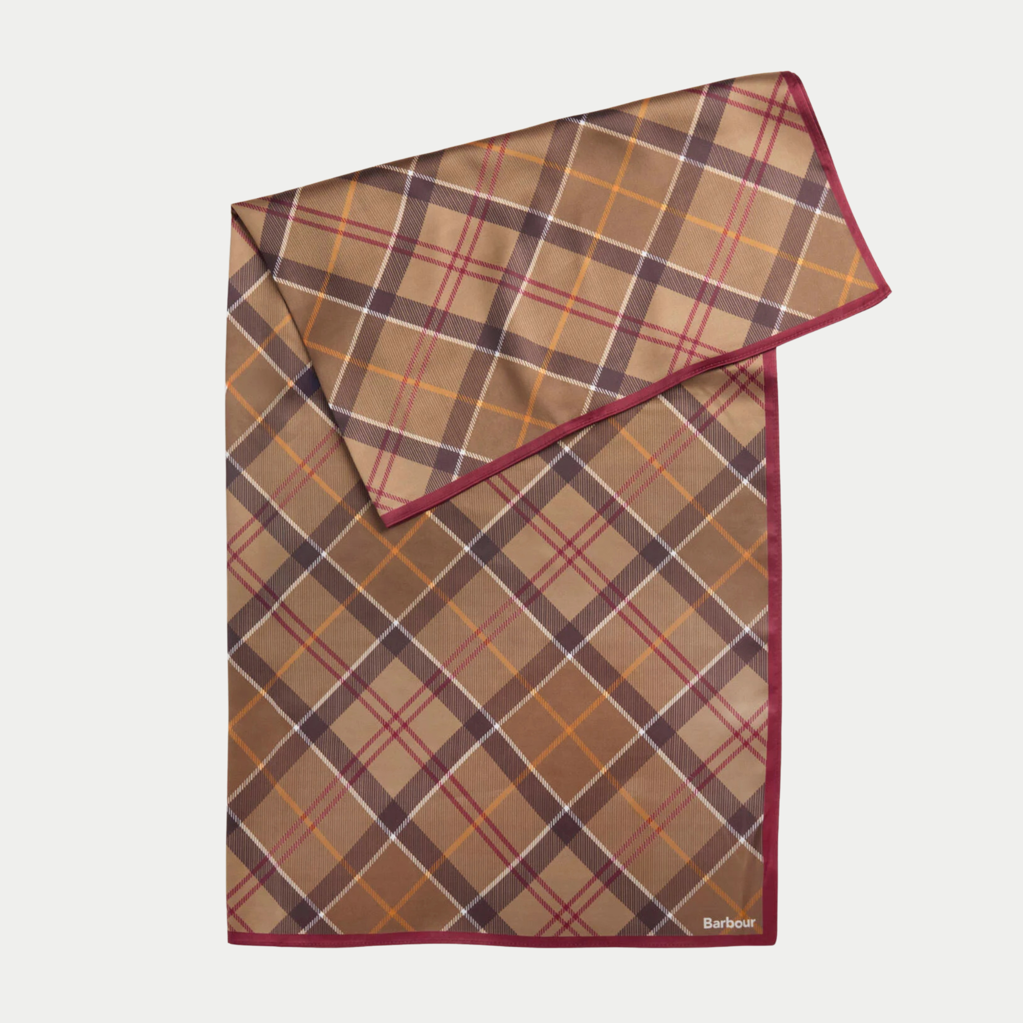 Foulard Kinsale - Tartan Marron
