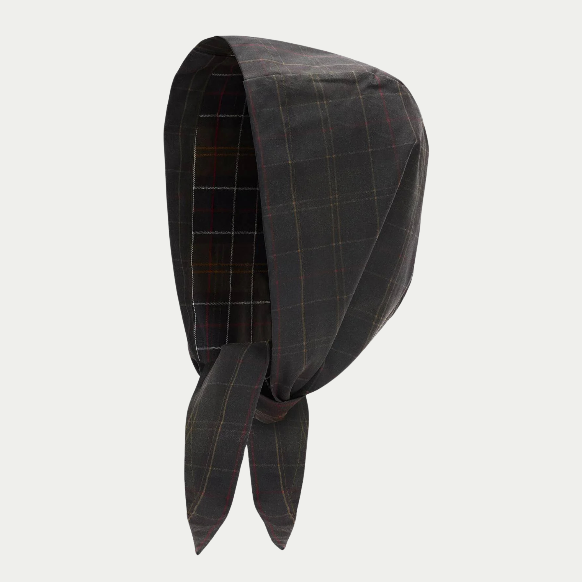 Foulard Ciré Arlene - Tartan Olive