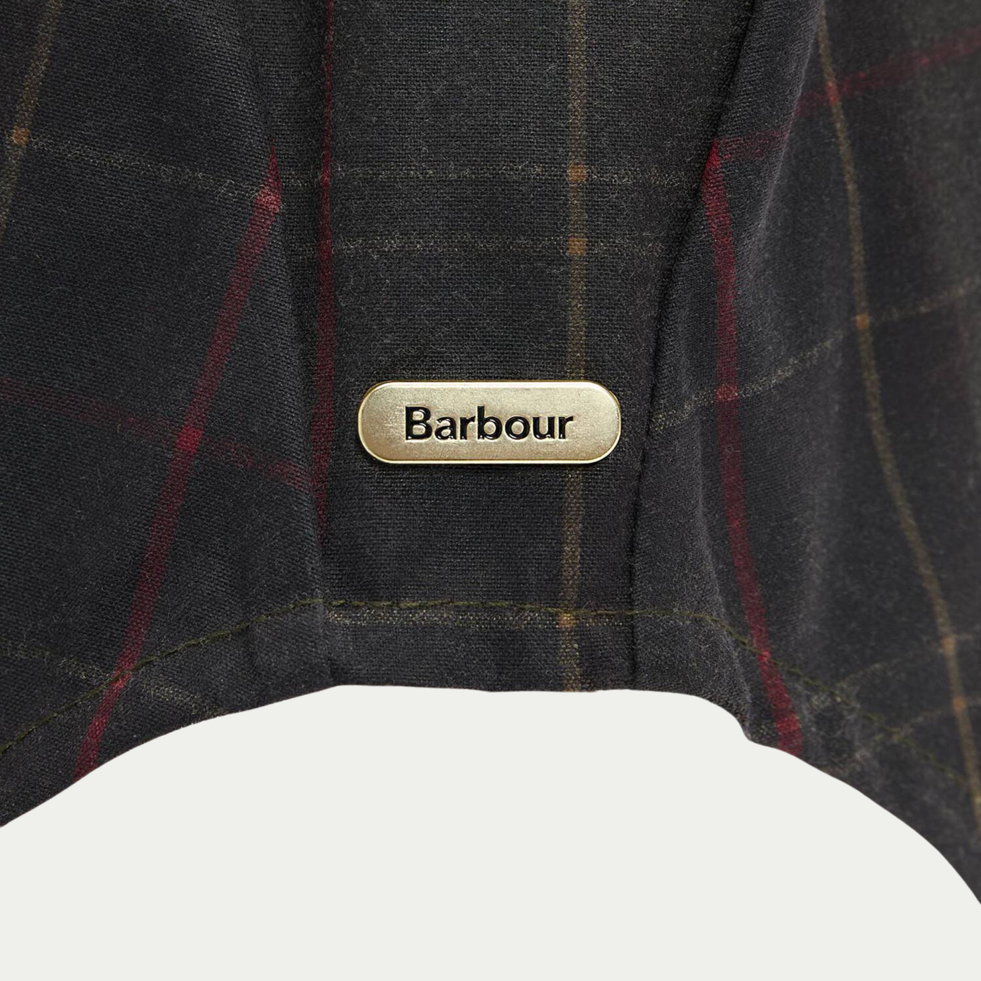 Foulard Ciré Arlene - Tartan Olive