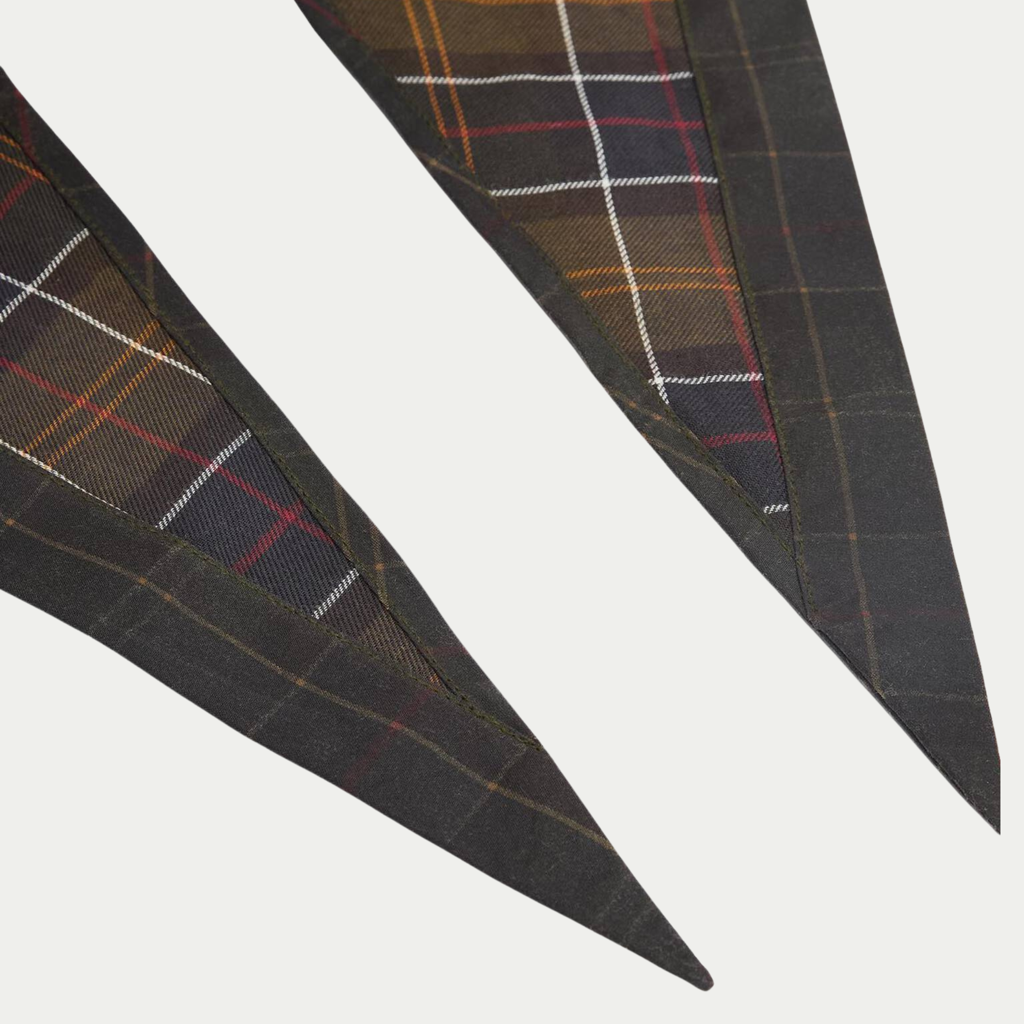 Foulard Ciré Arlene - Tartan Olive