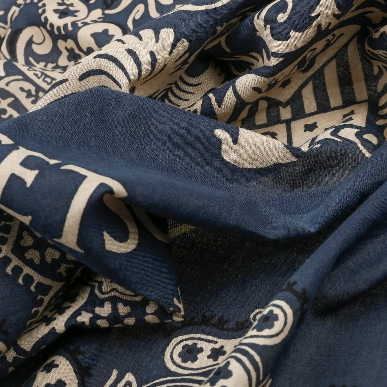 Bandana Paisley - Bleu - Stetson - détail 3