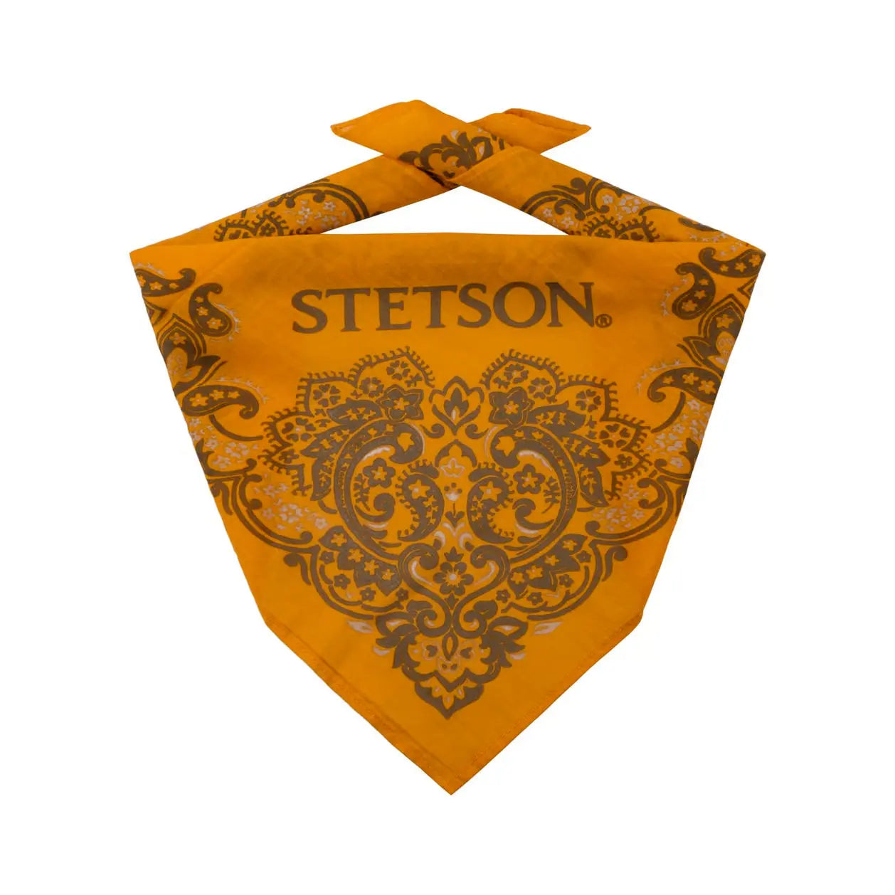 Bandana Paisley - Jaune - Stetson - détail 2