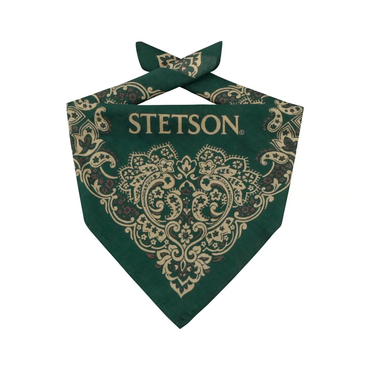 Bandana Paisley - Vert - Stetson - détail 2