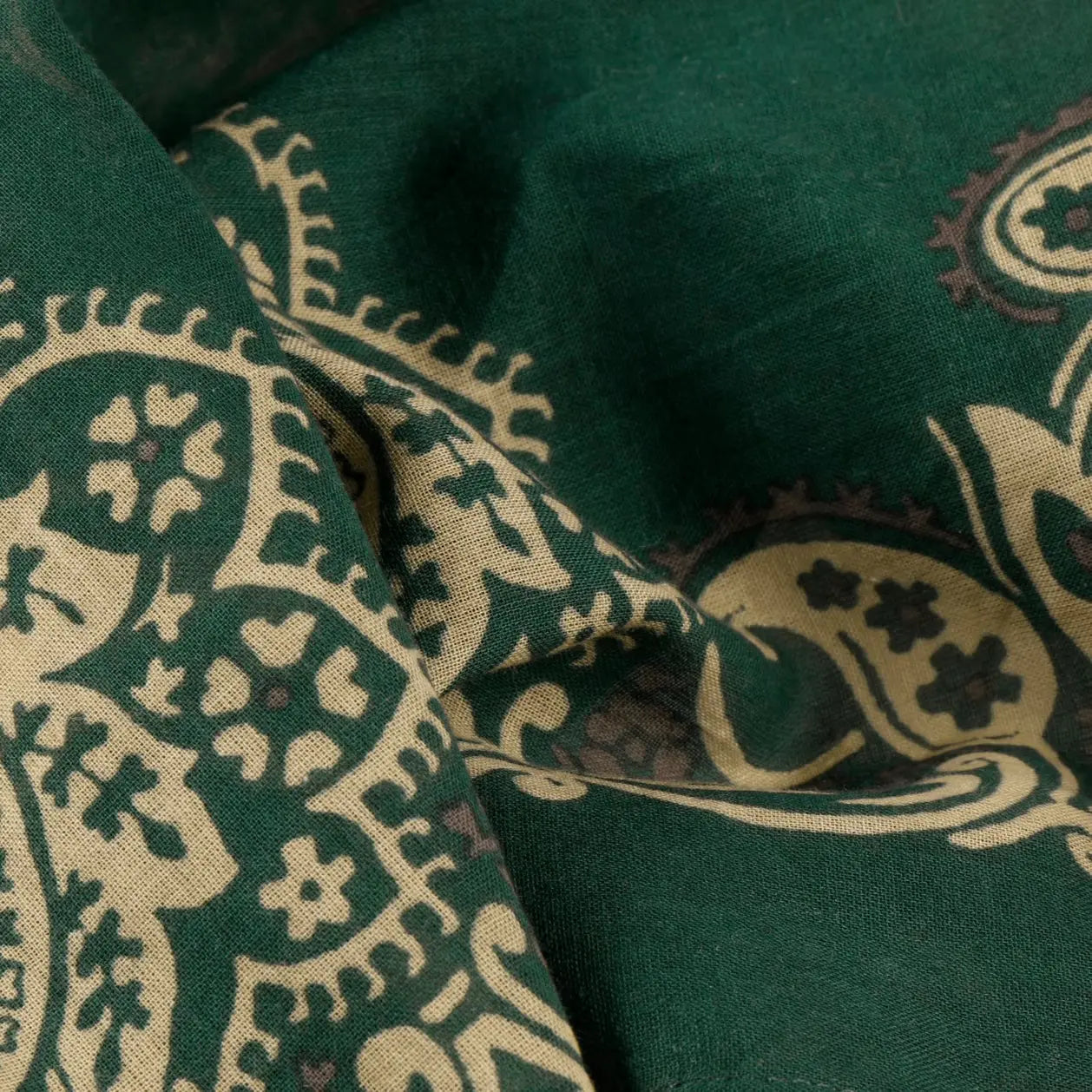 Bandana Paisley - Vert - Stetson - détail 3