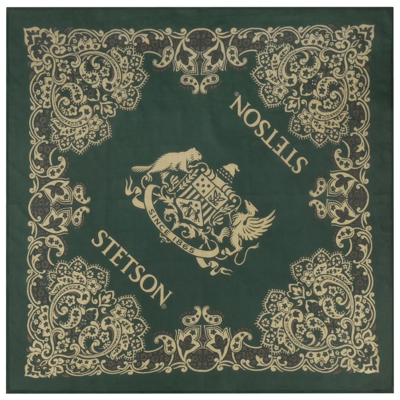 BANDANA PAISLEY VERT STETSON -  Klubb