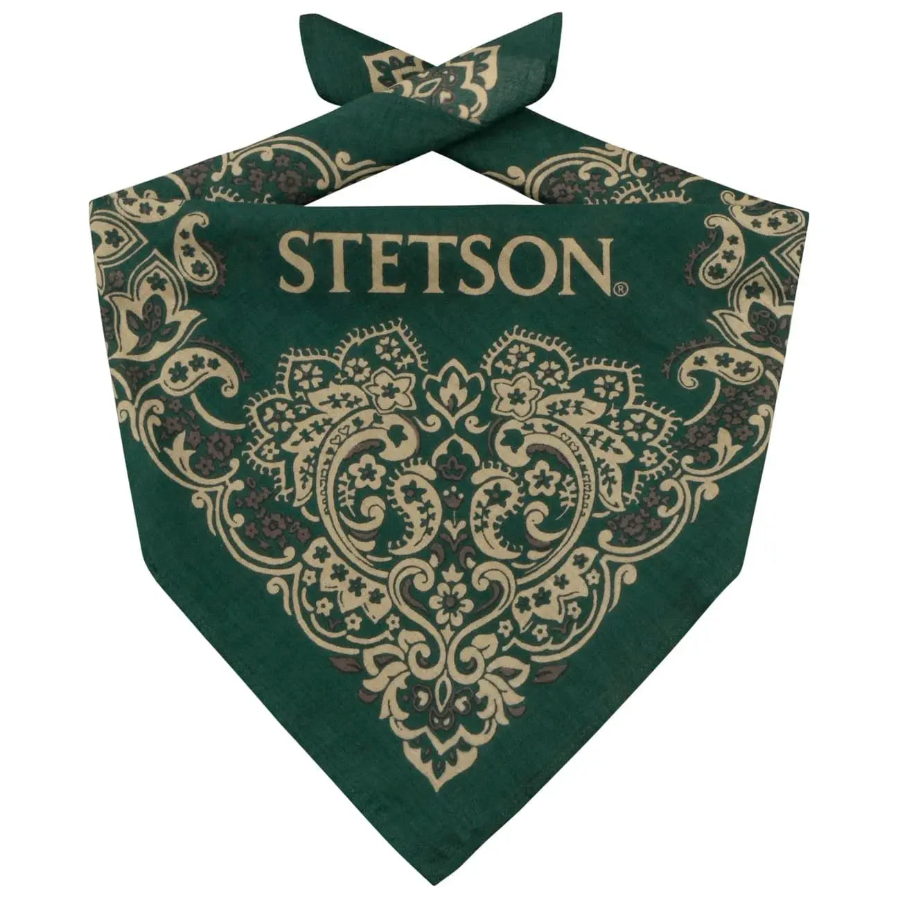 BANDANA PAISLEY VERT STETSON -  Klubb