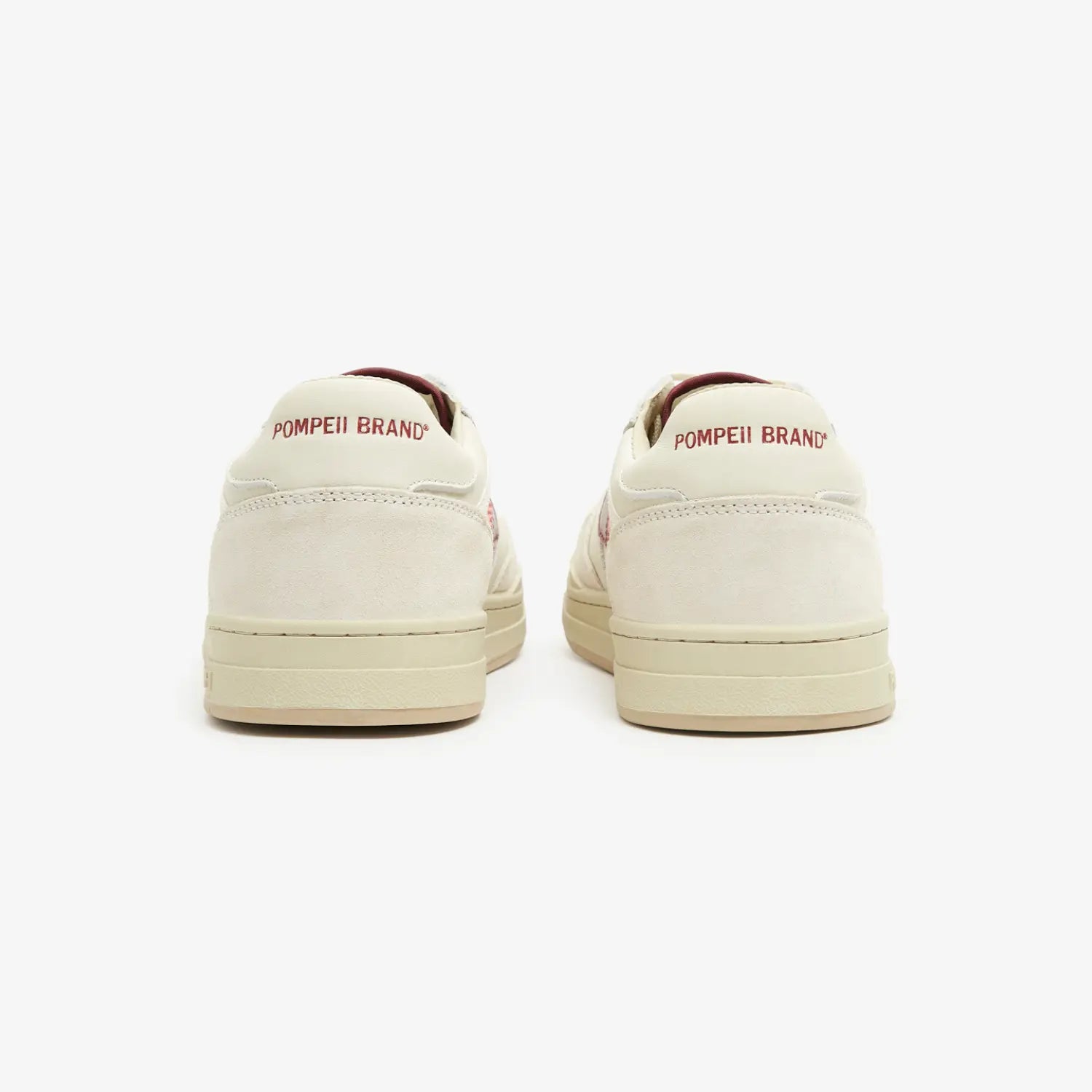 BASKETS ELAN PIPPA - ECRU & BURGUNDY POMPEII BRAND -  Klubb