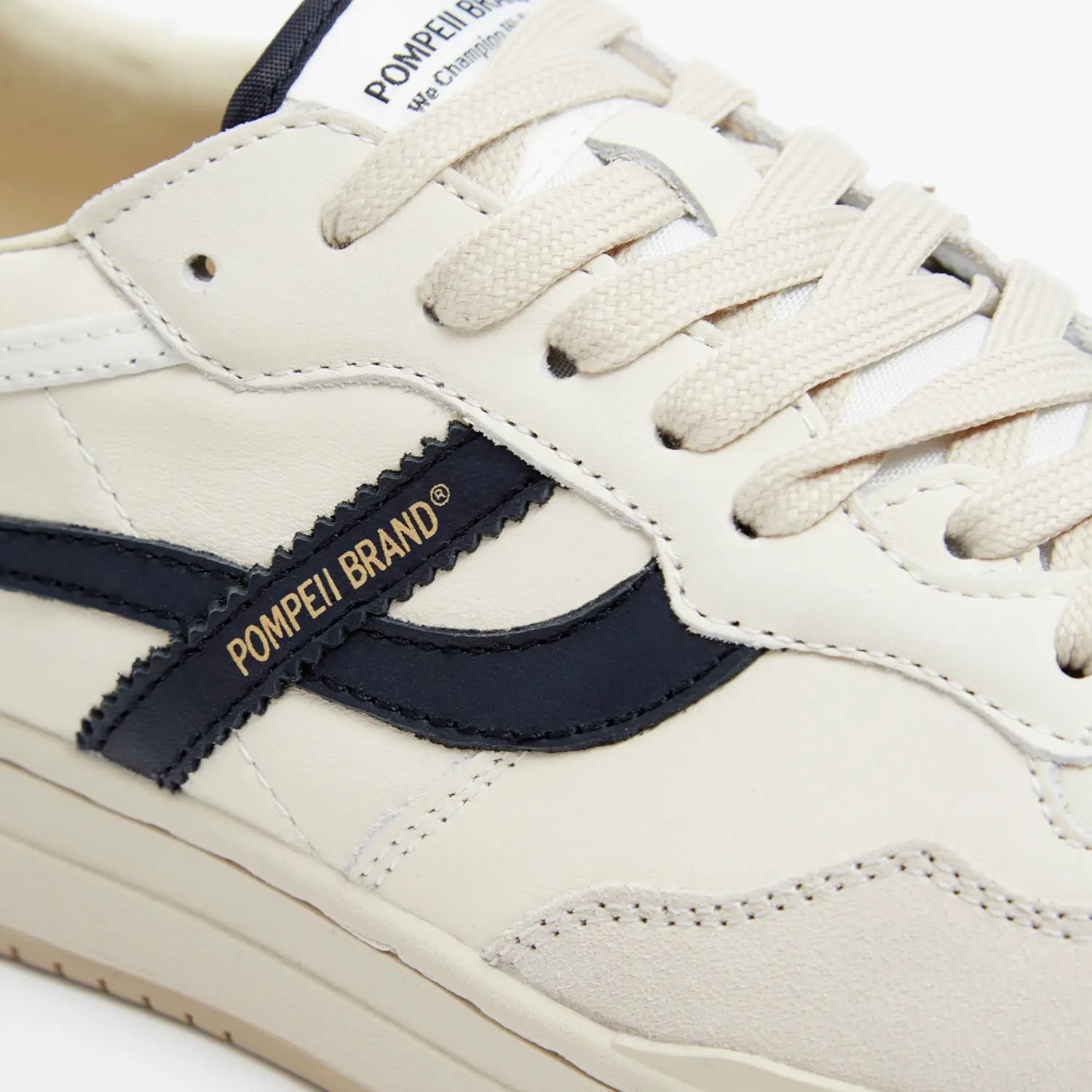 BASKETS ELAN PIPPA - ÉCRU & NAVY POMPEII BRAND -  Klubb