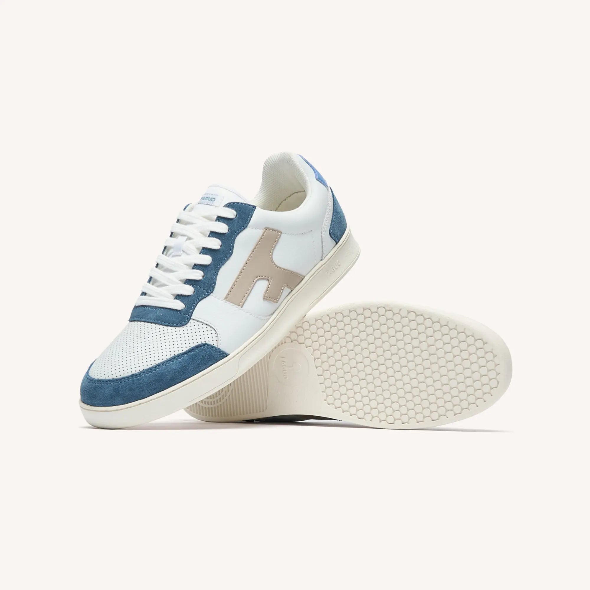 BASKETS HAZEL BLANC & BLEU