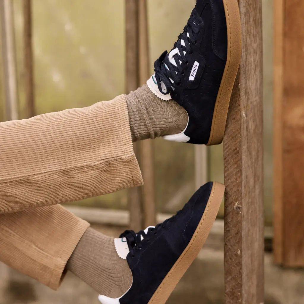 FAGUO -  BASKETS LUMBO BLEU MARINE -  Klubb