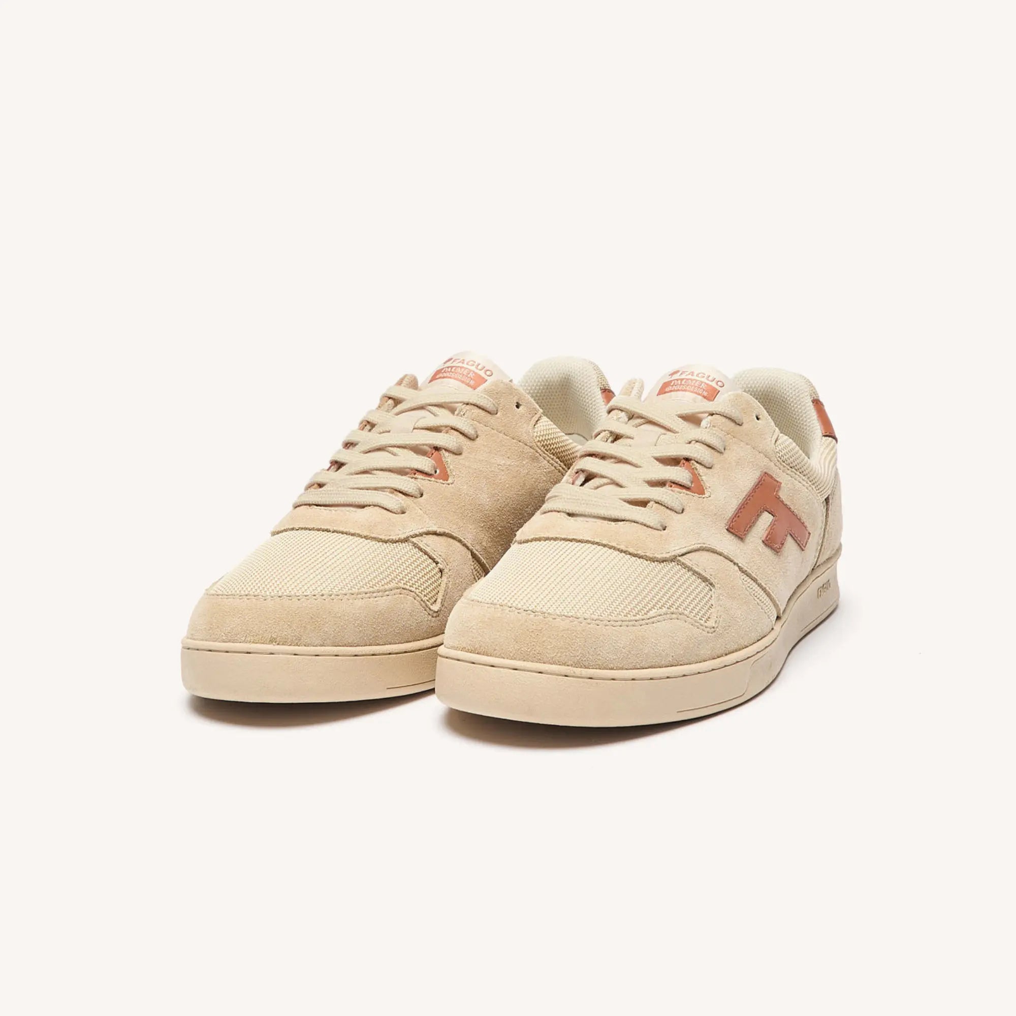 BASKETS PALMER - BEIGE & ROUILLE