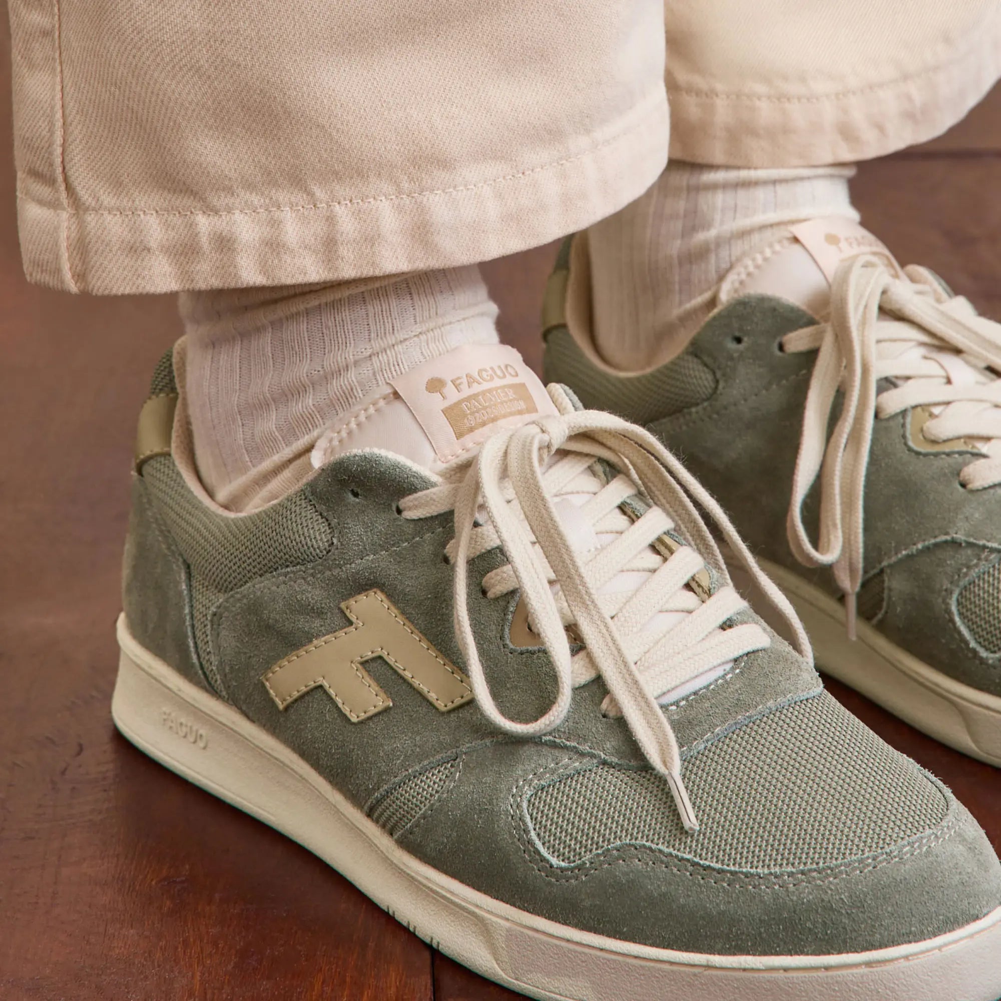 BASKETS PALMER - KAKI