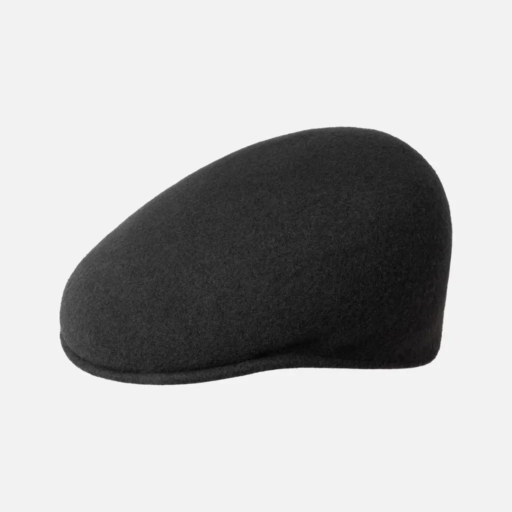 KANGOL -  BÉRET 504 LAINE BLACK -  Klubb