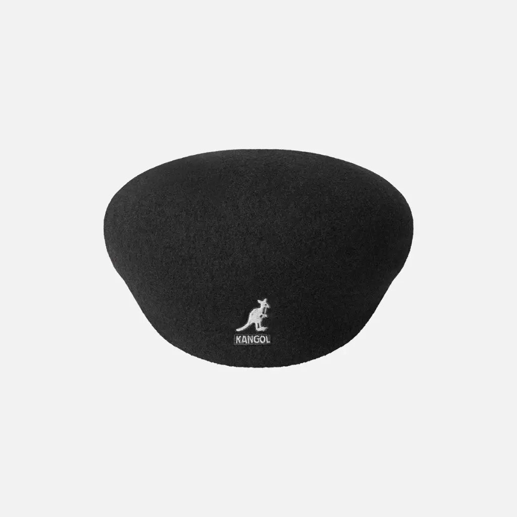 KANGOL -  BÉRET 504 LAINE BLACK -  Klubb