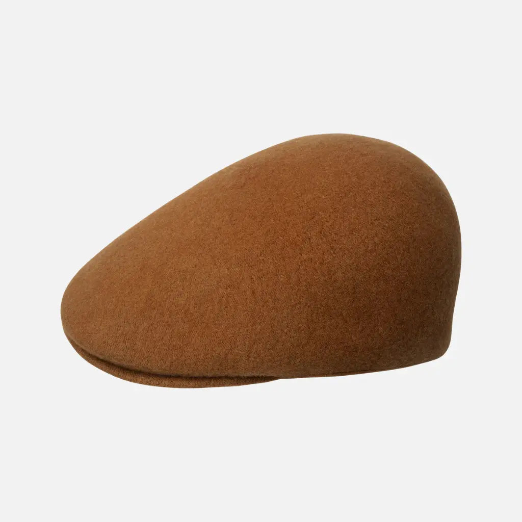 KANGOL -  BÉRET 507 LAINE RUSTIC CARAMEL -  Klubb
