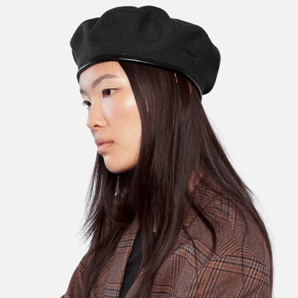KANGOL -  BÉRET LAINE MONTY NOIR -  Klubb