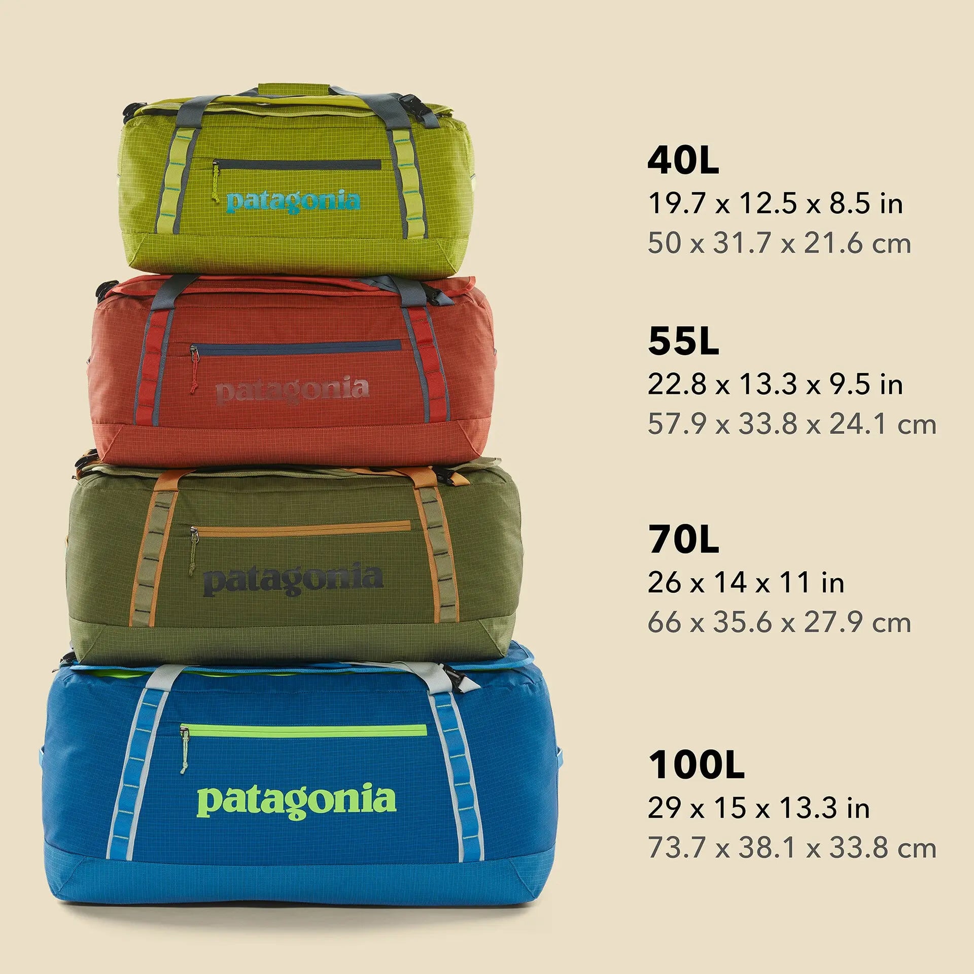 BLACK HOLE DUFFEL 55L PATAGONIA -  Klubb