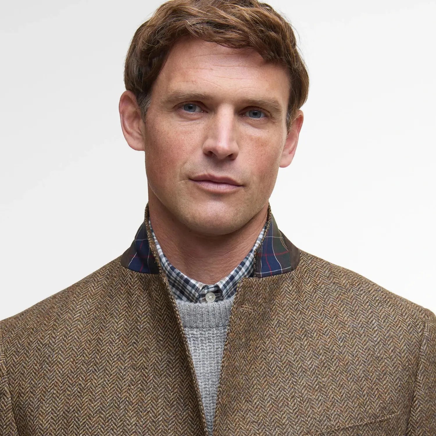 BARBOUR -  BLAZER CHEVRONS FIRTH MOONS - MARRON -  Klubb