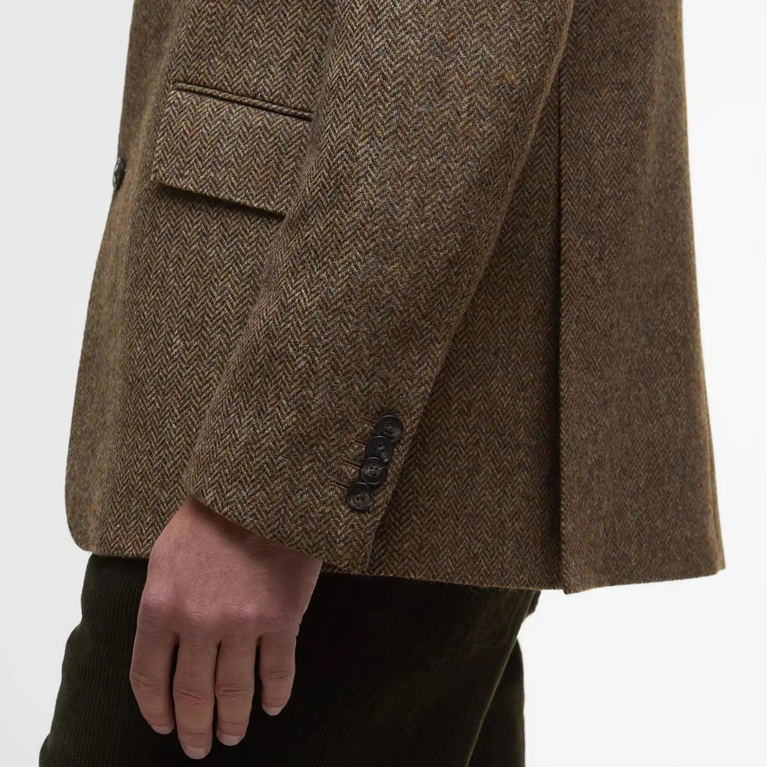 BARBOUR -  BLAZER CHEVRONS FIRTH MOONS - MARRON -  Klubb