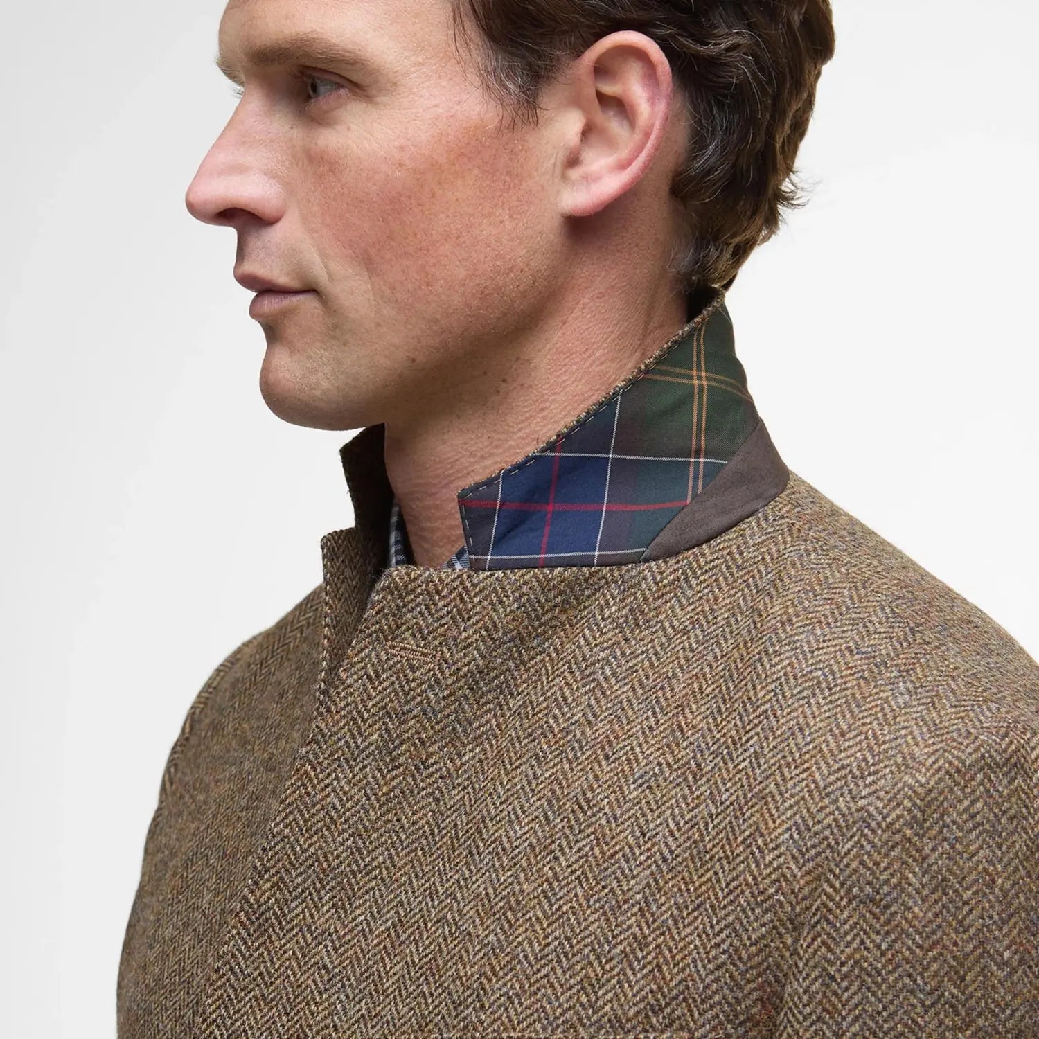 BARBOUR -  BLAZER CHEVRONS FIRTH MOONS - MARRON -  Klubb