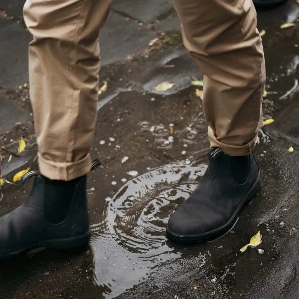BLUNDSTONE -  BOOTS CHELSEA 587 - RUSTIC BLACK -  Klubb