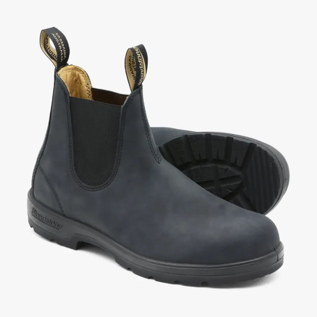 BLUNDSTONE -  BOOTS CHELSEA 587 - RUSTIC BLACK -  Klubb