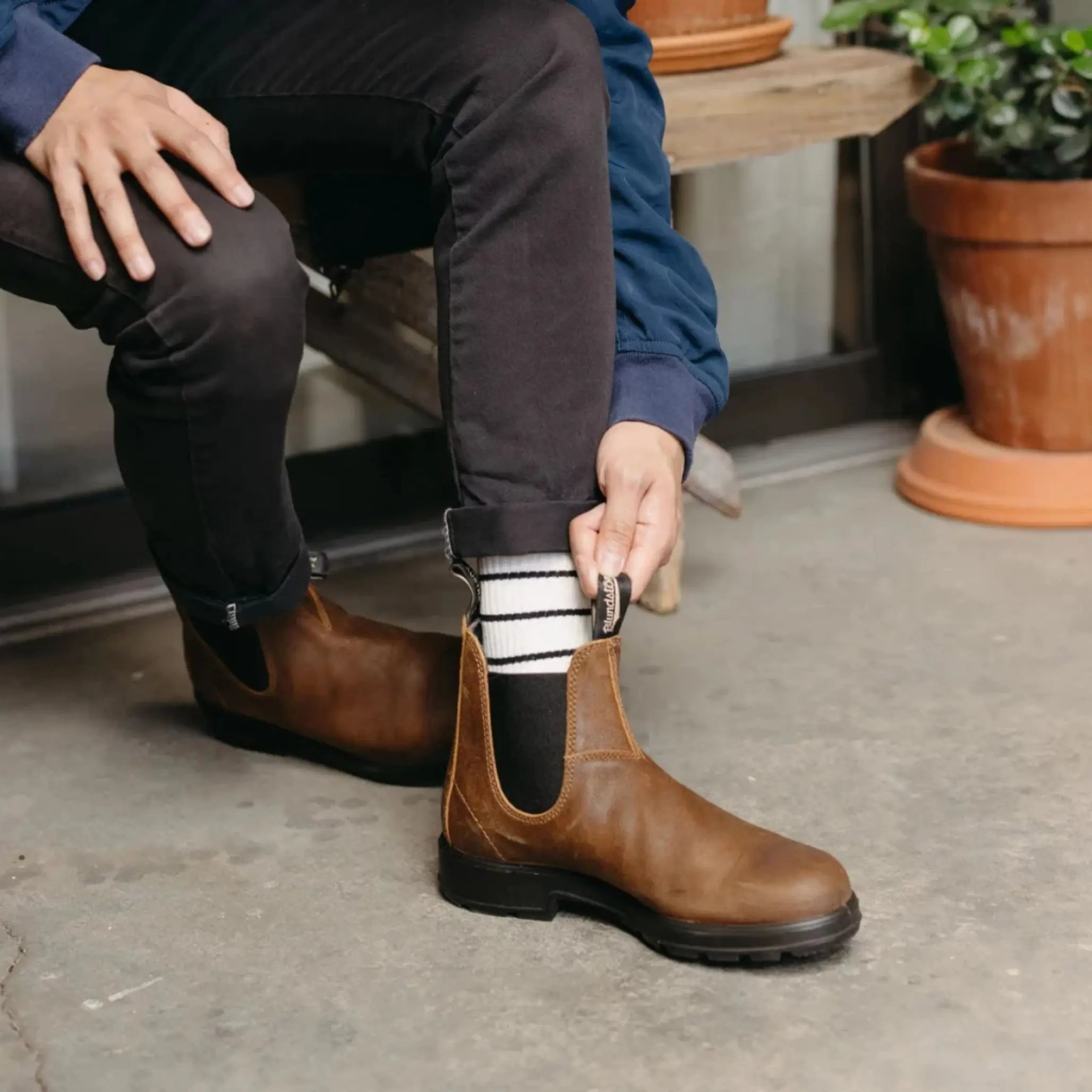 BOOTS CHESLEA 1911 - TOBACCO BLUNDSTONE -  Klubb