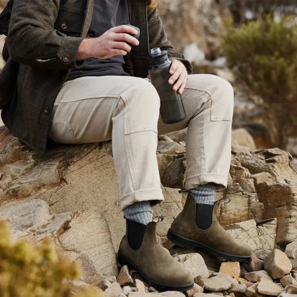 BLUNDSTONE -  BOOTS CHESLEA 2442 - FOREST NUBUCK -  Klubb