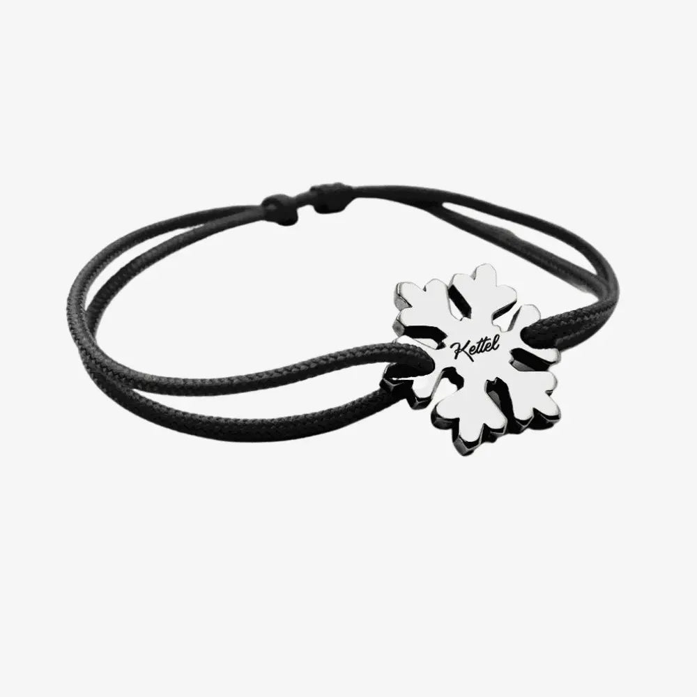 SNOWFLAKE BRACELET - BLACK