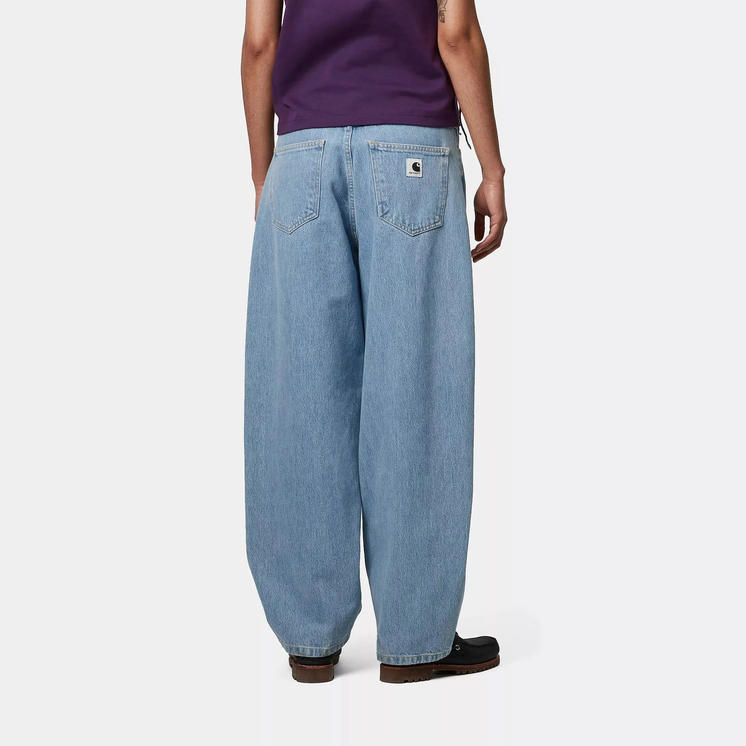 BRANDON PANT - BLUE STONE BLEACHED CARHARTT WIP -  Klubb
