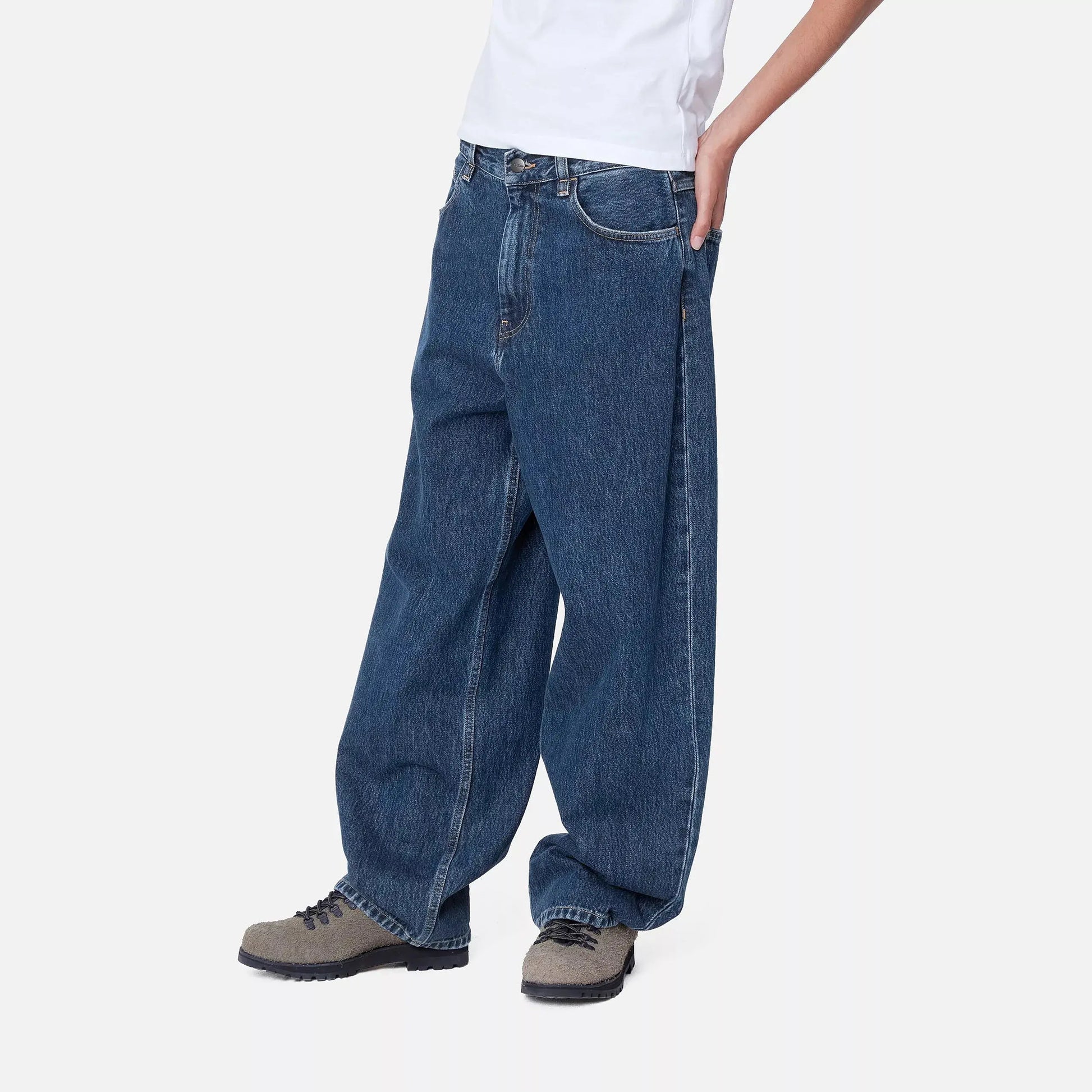 BRANDON PANT - BLUE STONE WASHED CARHARTT WIP -  Klubb