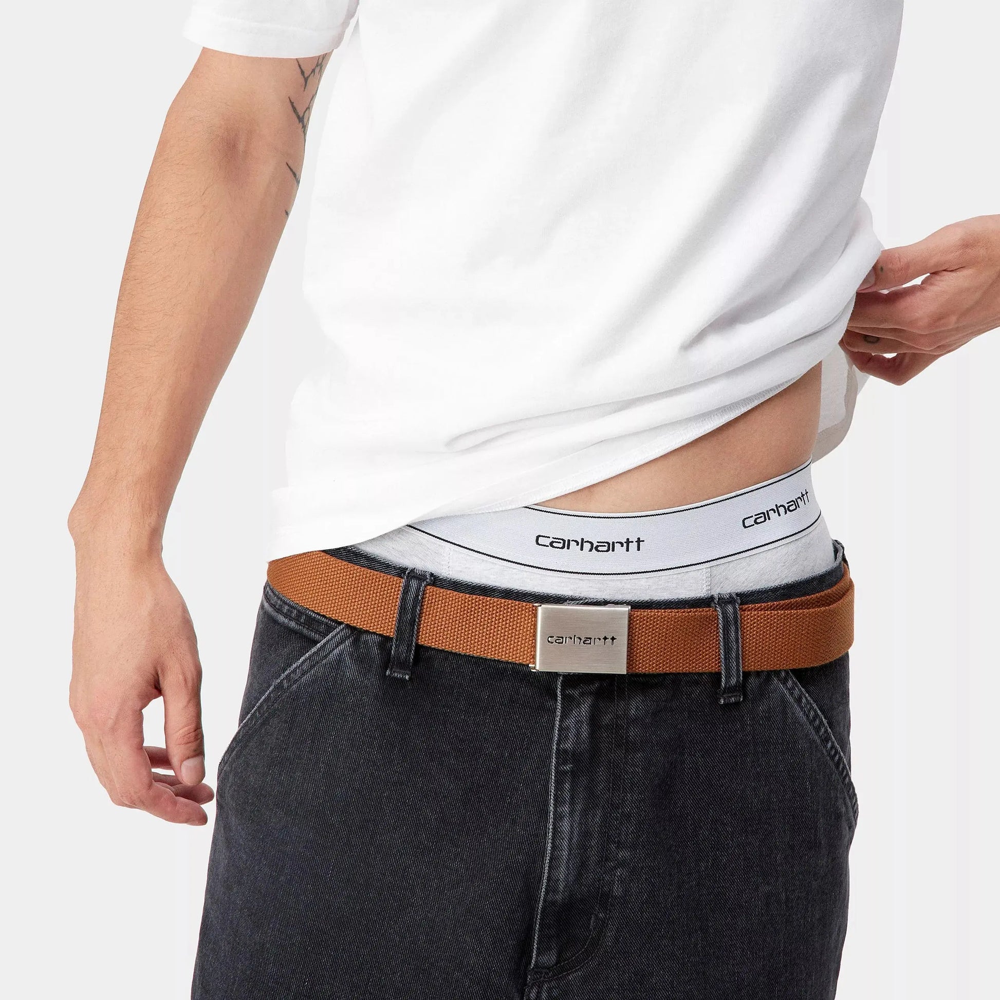 CARHARTT WIP -  CALEÇONS WHITE -  Klubb