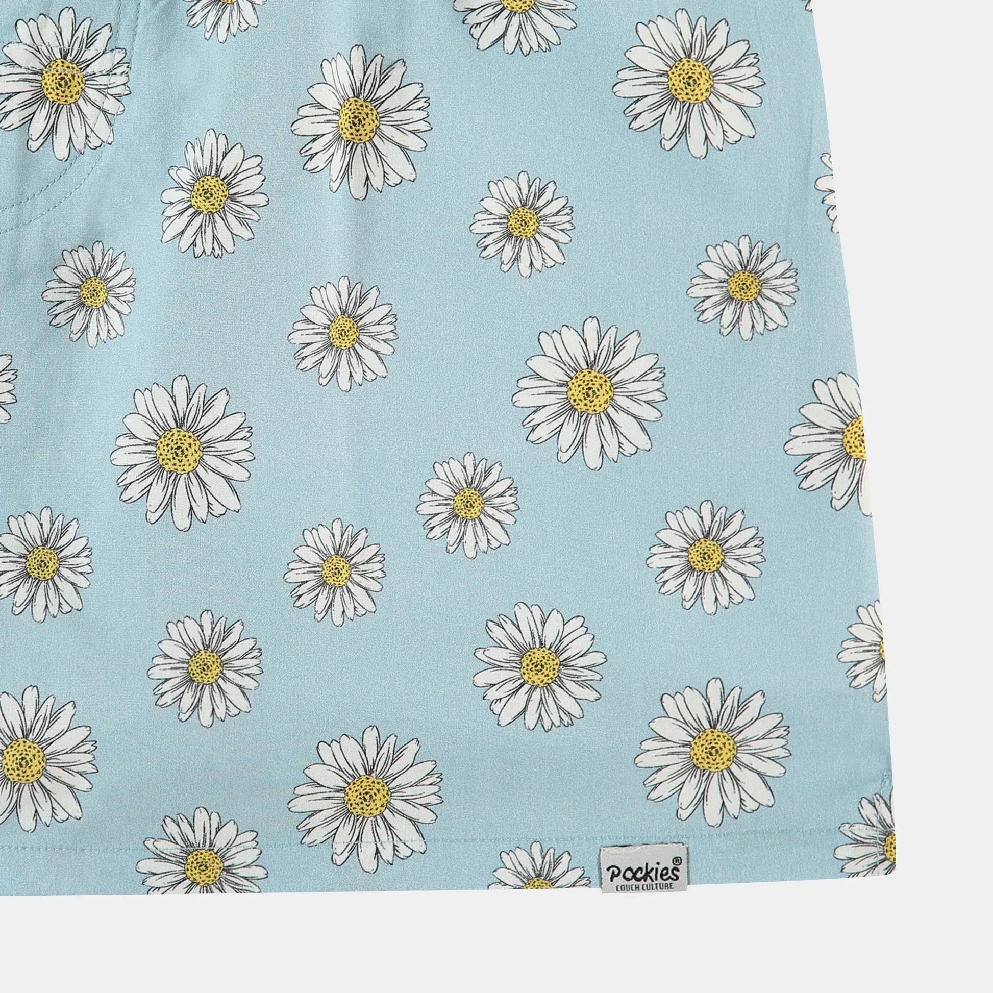 CALEÇON FLEURS BLEUES POCKIES -  Klubb