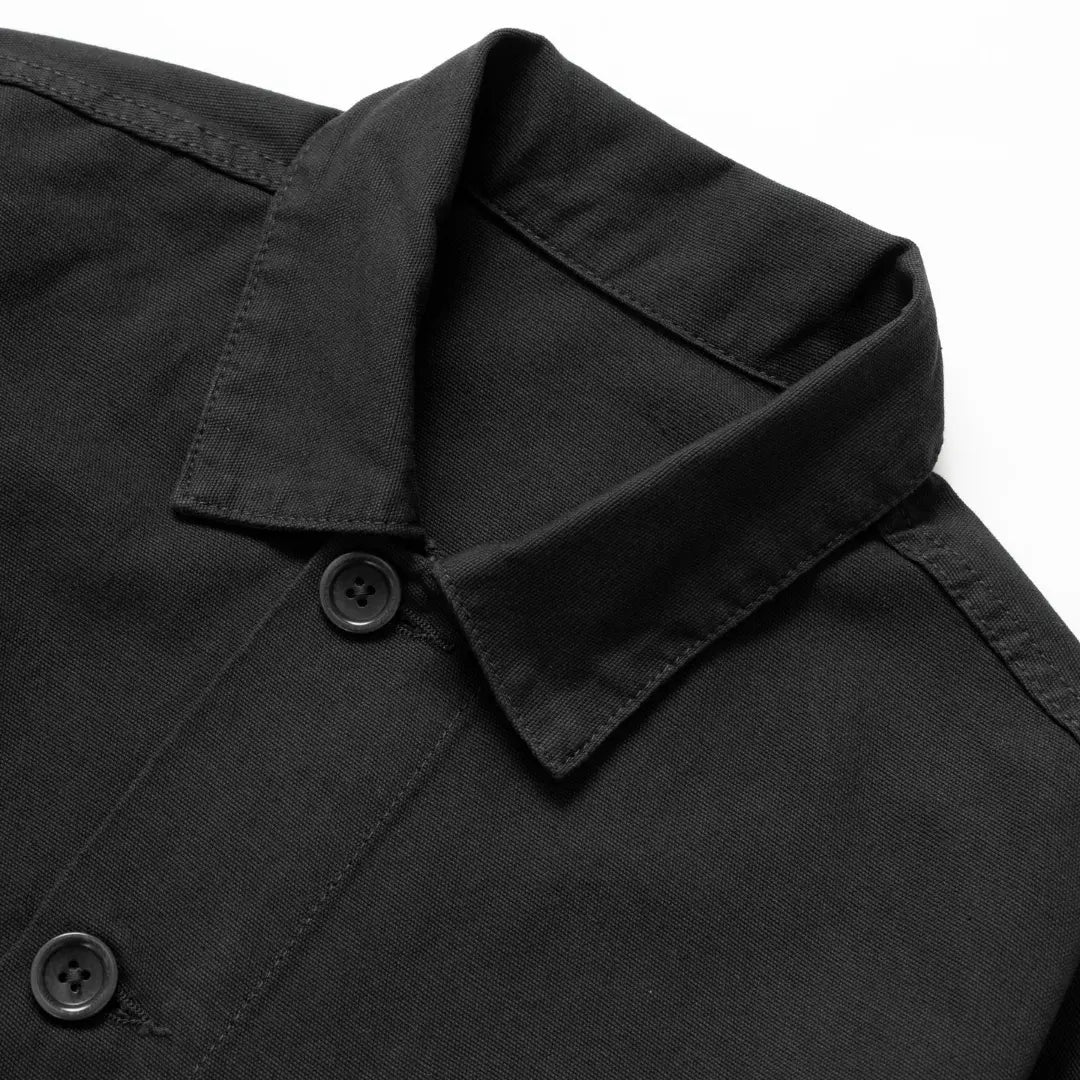 Canvas Chore Shirt - Black - Service Works - détail 4