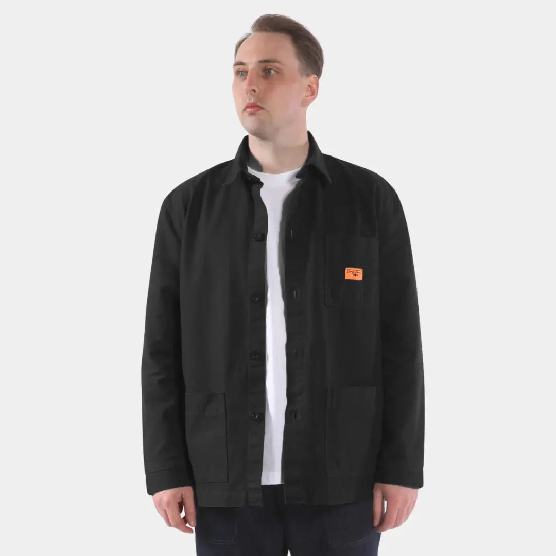 Canvas Chore Shirt - Black - Service Works - détail 7