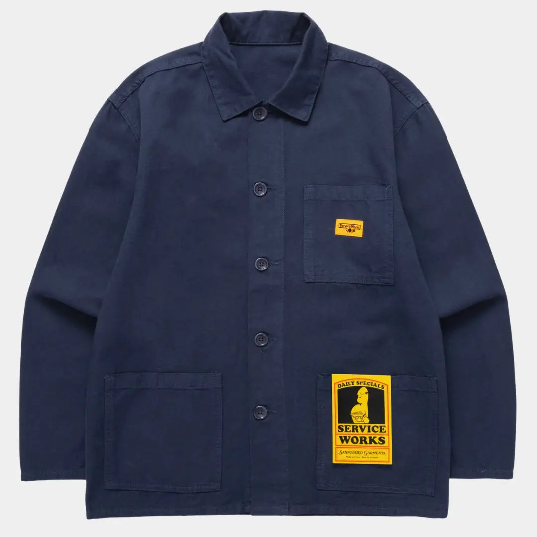 CANVAS CHORE SHIRT - DARK NAVY