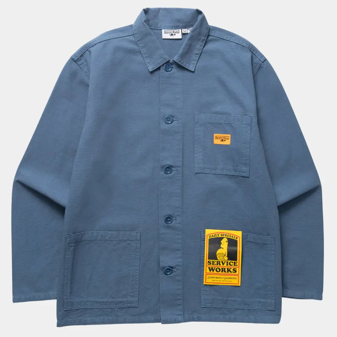 CANVAS CHORE SHIRT - SLATE