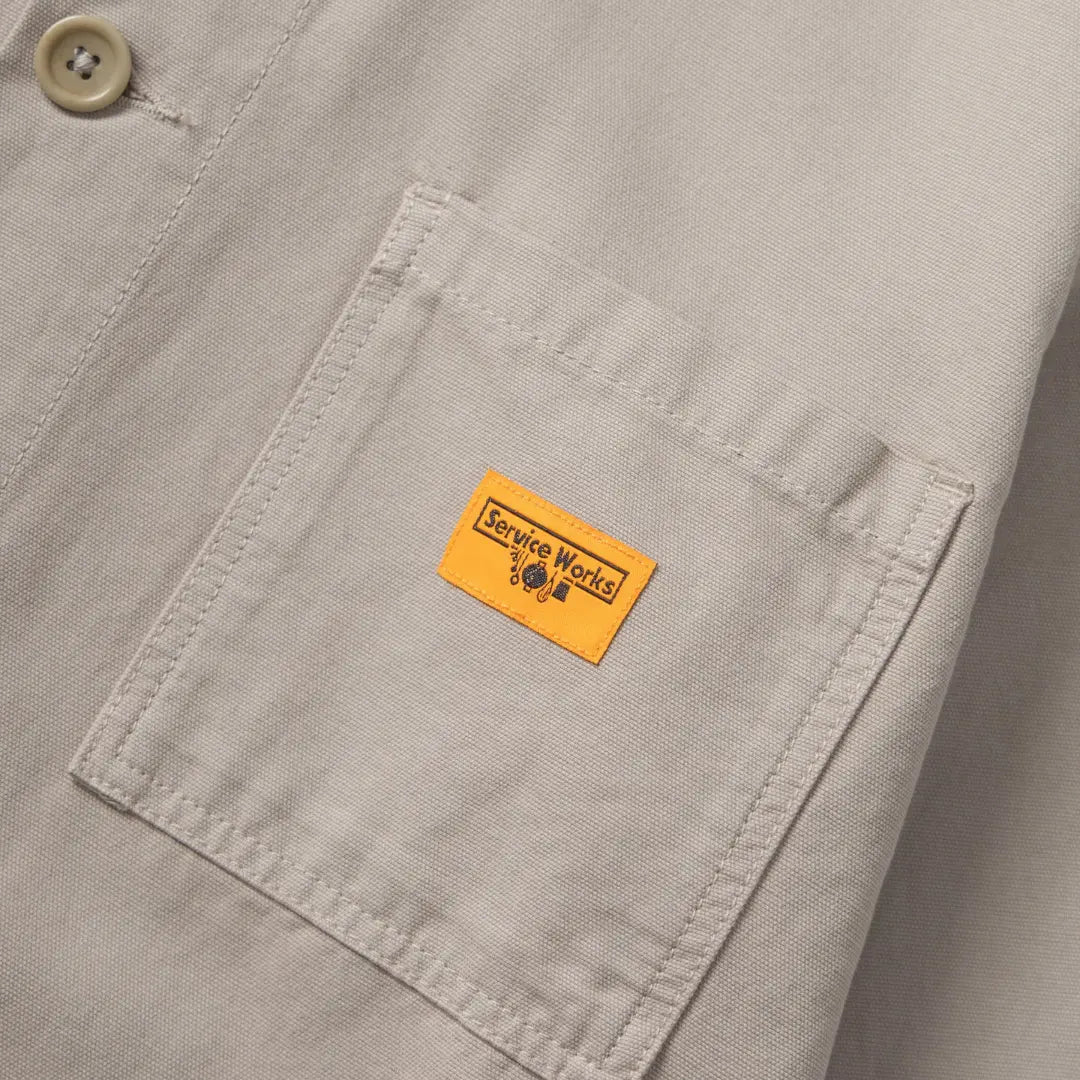 Canvas Chore Shirt - Stone - Service Works - détail 6