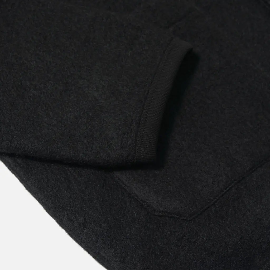 UNIVERSAL WORKS -  CARDIGAN WOOL FLEECE BLACK -  Klubb