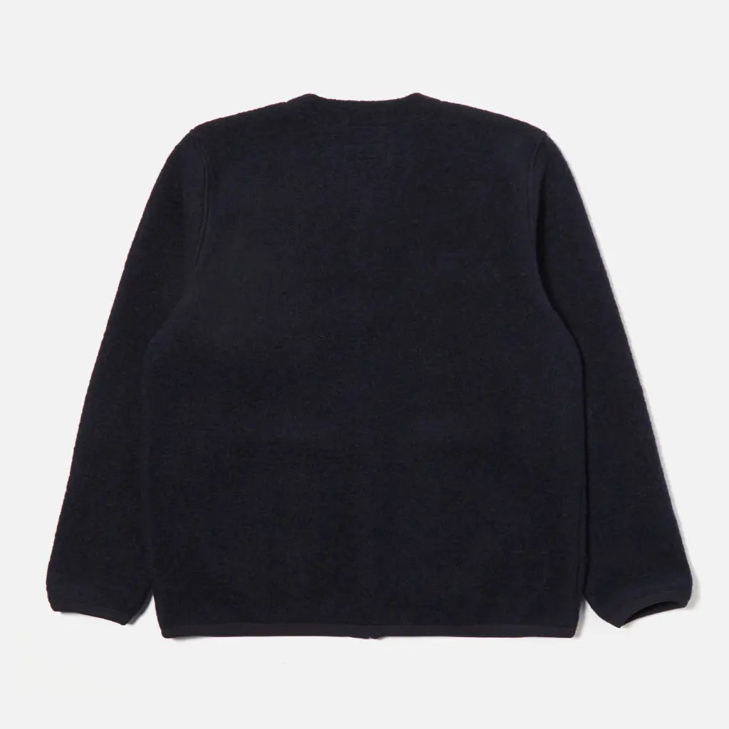 UNIVERSAL WORKS -  CARDIGAN WOOL FLEECE NAVY -  Klubb