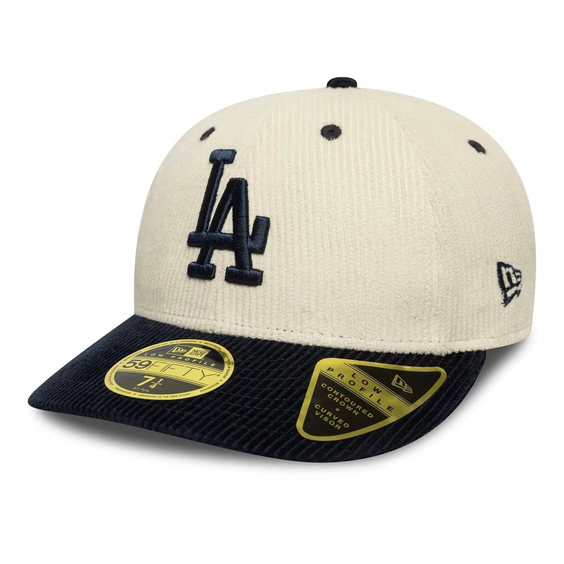 NEW ERA -  CASQUETTE 59FIFTY FITTED LOW PROFILE LA DODGERS MLB CORD -  Klubb